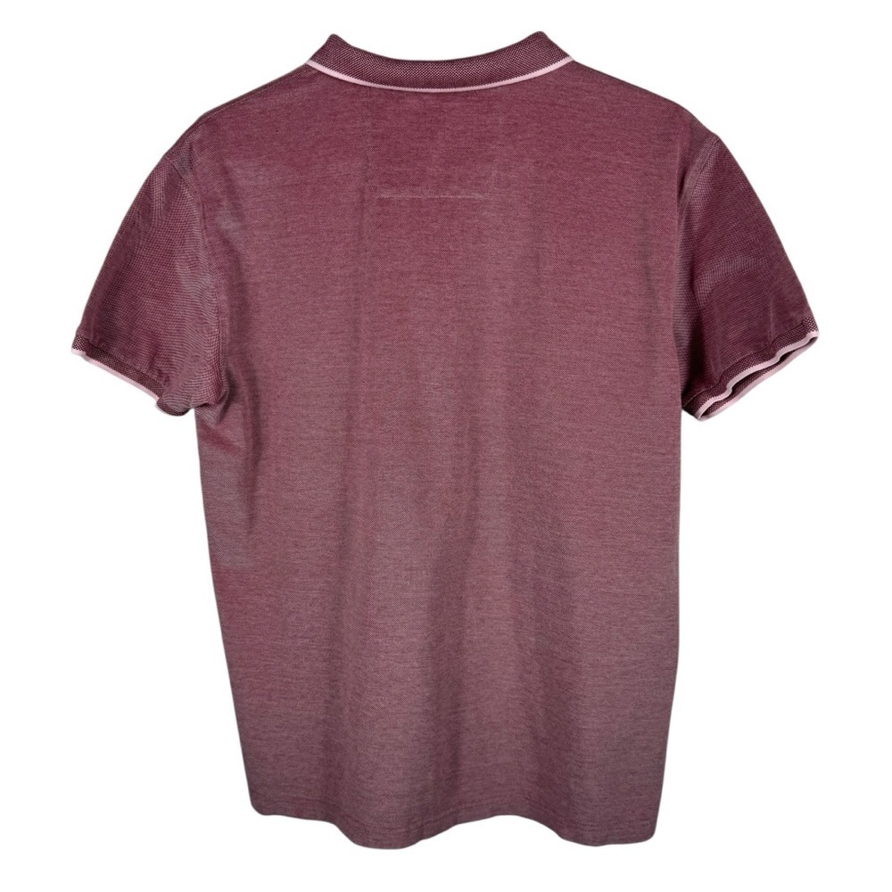 Codice Raspberry Mercerized Cotton Zip Polo, Size 54 - Picture 6 of 10